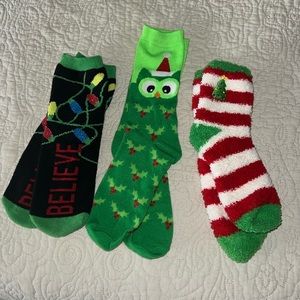 Christmas socks set of 3 pairs 🎄